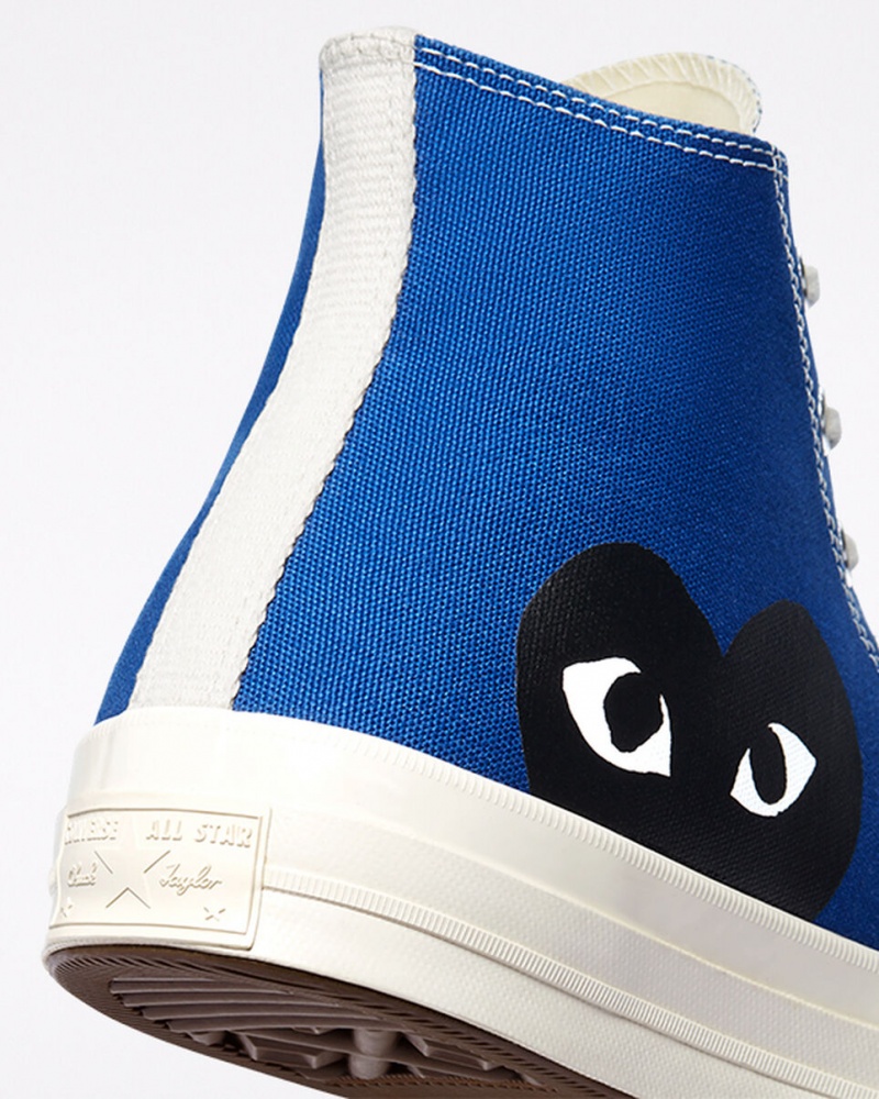 Converse Converse x Comme des Garçons PLAY Chuck 70 Blå Svarta | 290QRWHGT