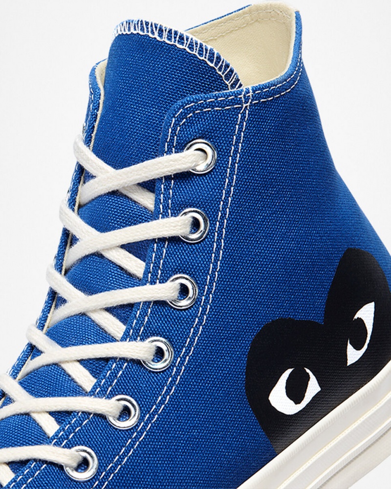 Converse Converse x Comme des Garçons PLAY Chuck 70 Blå Svarta | 290QRWHGT
