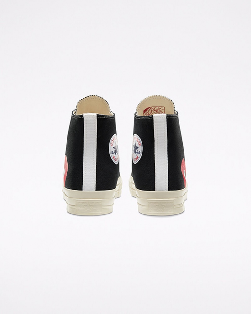 Converse Converse x Comme des Garçons PLAY Chuck 70 Svarta Vita Röda | 792TCGRJD