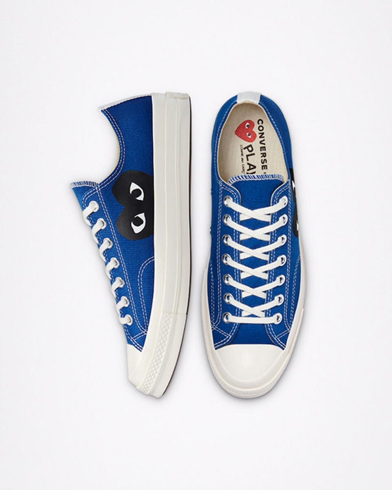 Converse Converse x Comme des Garçons PLAY Chuck 70 Blå Svarta | 291EAZSHF