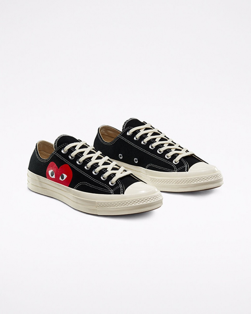 Converse Converse x Comme des Garçons PLAY Chuck 70 Svarta Vita Röda | 450TAVRFD