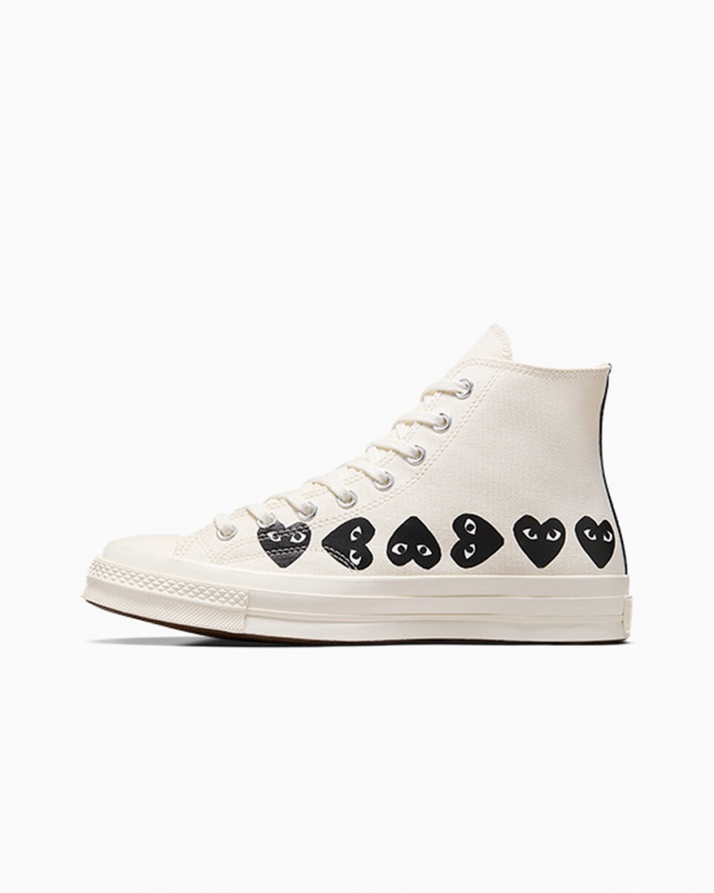 Converse Converse x Comme des Garçons PLAY Chuck 70 Multi Heart Svarta | 352YXZUAD