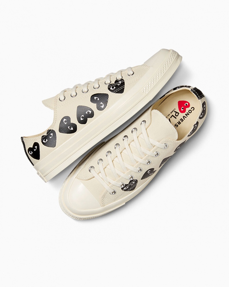 Converse Converse x Comme des Garçons PLAY Chuck 70 Multi Heart Svarta | 346BNIKST