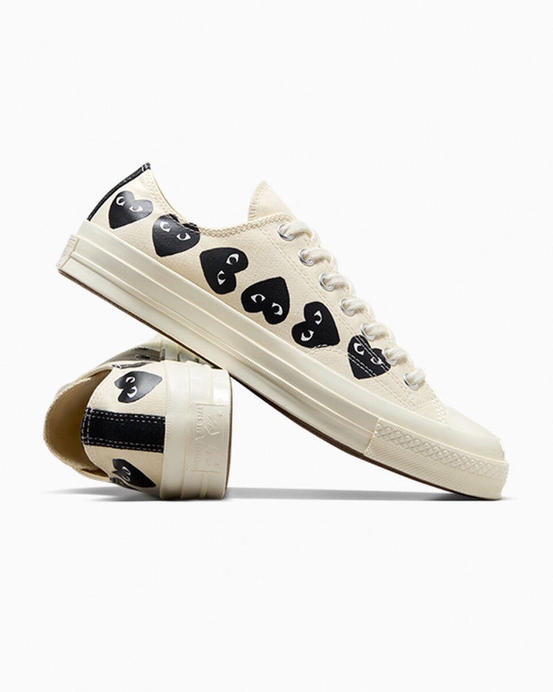 Converse Converse x Comme des Garçons PLAY Chuck 70 Multi Heart Svarta | 346BNIKST