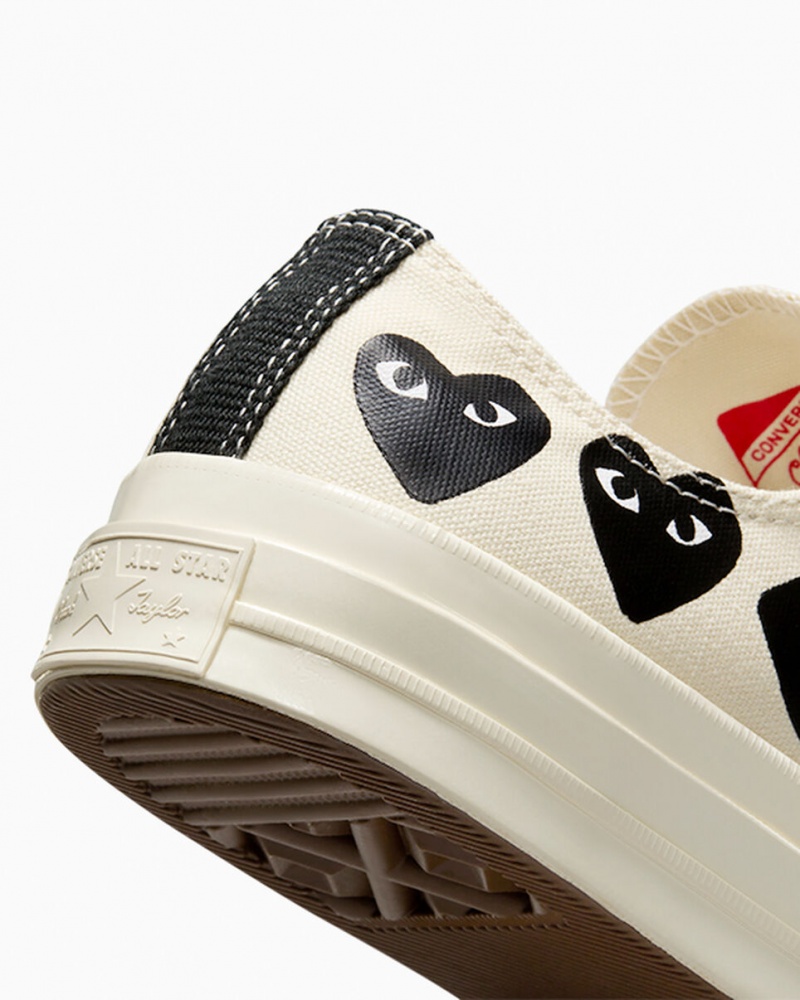 Converse Converse x Comme des Garçons PLAY Chuck 70 Multi Heart Svarta | 346BNIKST