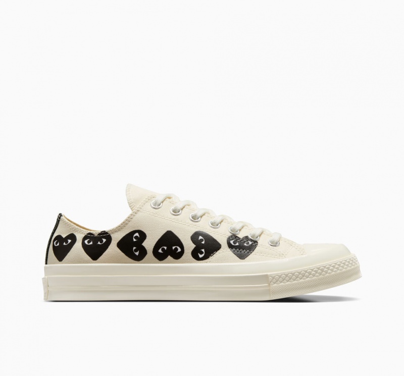 Converse Converse x Comme des Garçons PLAY Chuck 70 Multi Heart Svarta | 346BNIKST