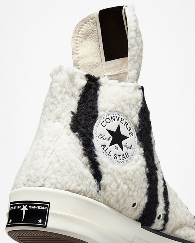 Converse Converse x DRKSHDW TURBODRK Chuck 70 Vita Svarta | 749AMXUNK