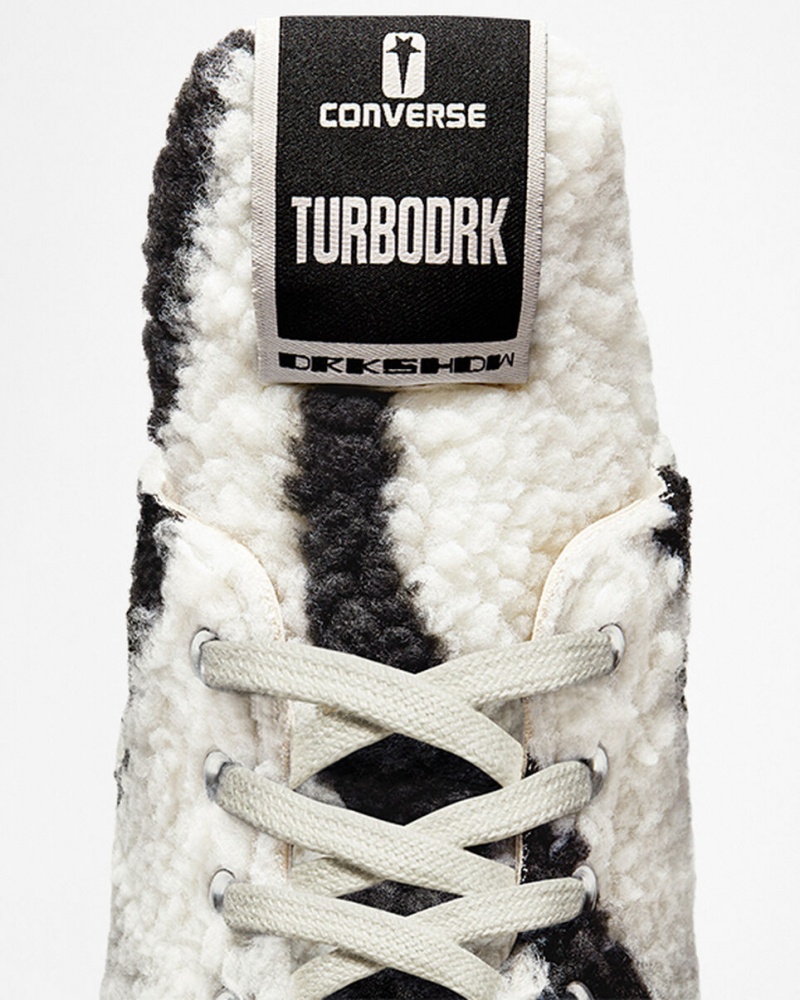 Converse Converse x DRKSHDW TURBODRK Chuck 70 Vita Svarta | 749AMXUNK