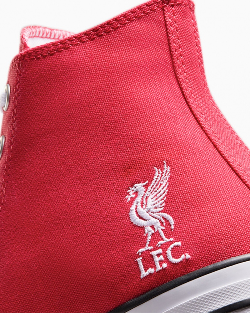 Converse Converse x LFC Chuck Taylor All Star Vita Svarta | 372MWCXJK
