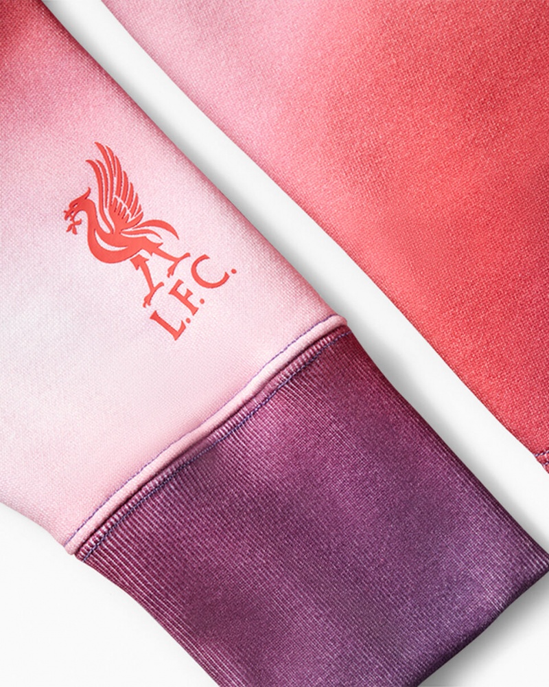 Converse Converse x LFC Cropped Crew Lawn Flamingo Gradient | 629VMDNZX