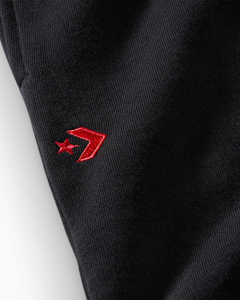 Converse Converse x LFC Knit Loose-Fit Pants Svarta | 629RGVUSP