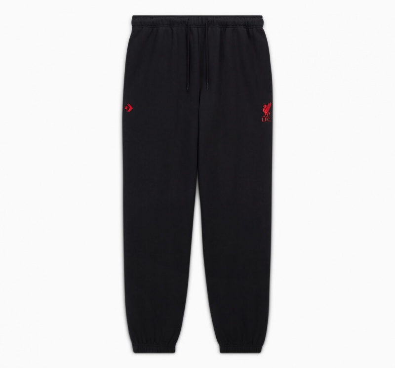 Converse Converse x LFC Knit Loose-Fit Pants Svarta | 629RGVUSP