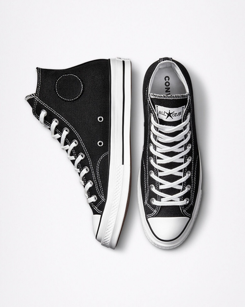 Converse Converse x Stüssy Chuck 70 Svarta Vita Svarta | 931KHSYPR