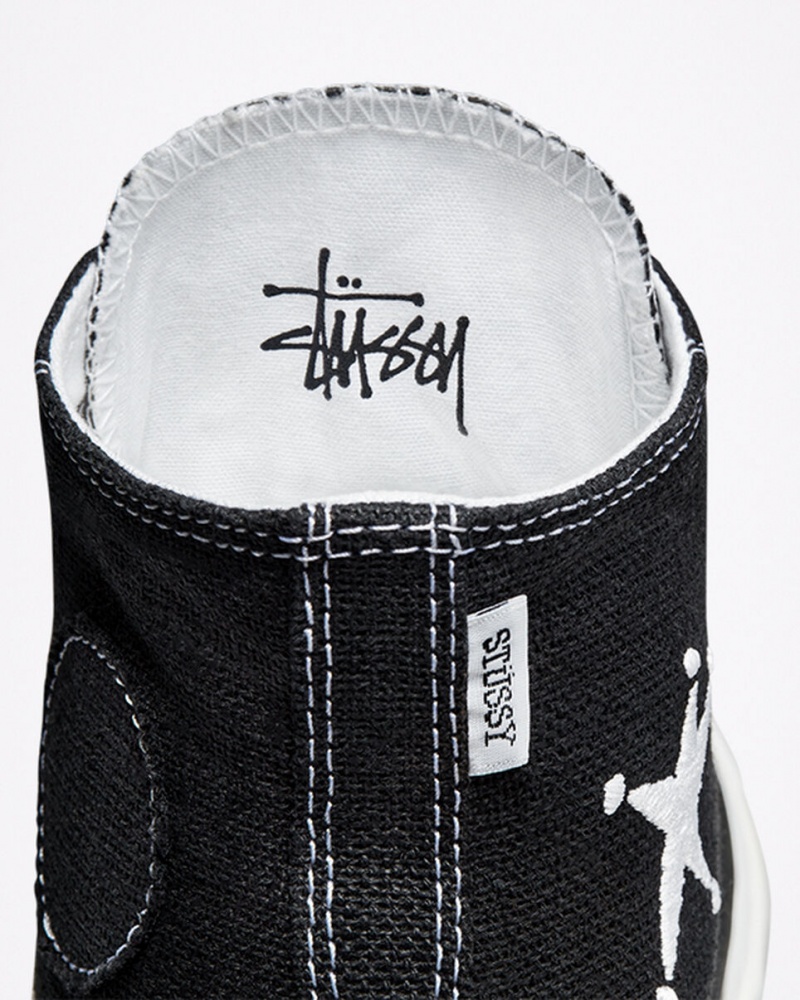 Converse Converse x Stüssy Chuck 70 Svarta Vita Svarta | 931KHSYPR