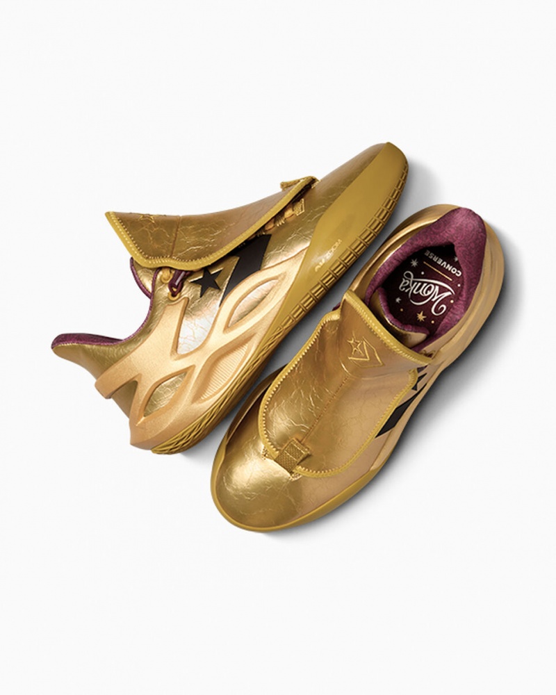 Converse Converse x Wonka All Star BB Trilliant CX Guld Bruna Guld | 180JVGSZH