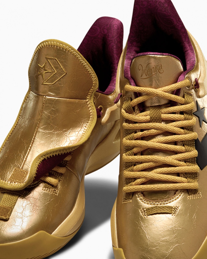 Converse Converse x Wonka All Star BB Trilliant CX Guld Bruna Guld | 180JVGSZH