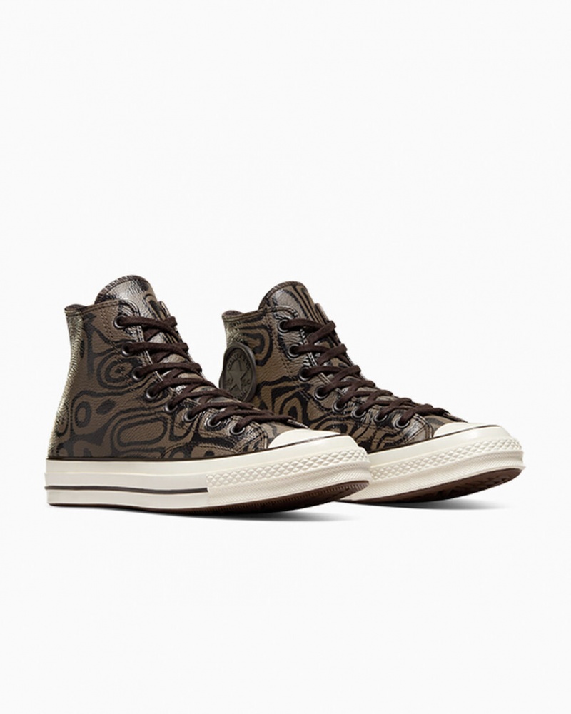 Converse Converse x Wonka Chuck 70 Chocolate Swirl Bruna | 051NHDUFO