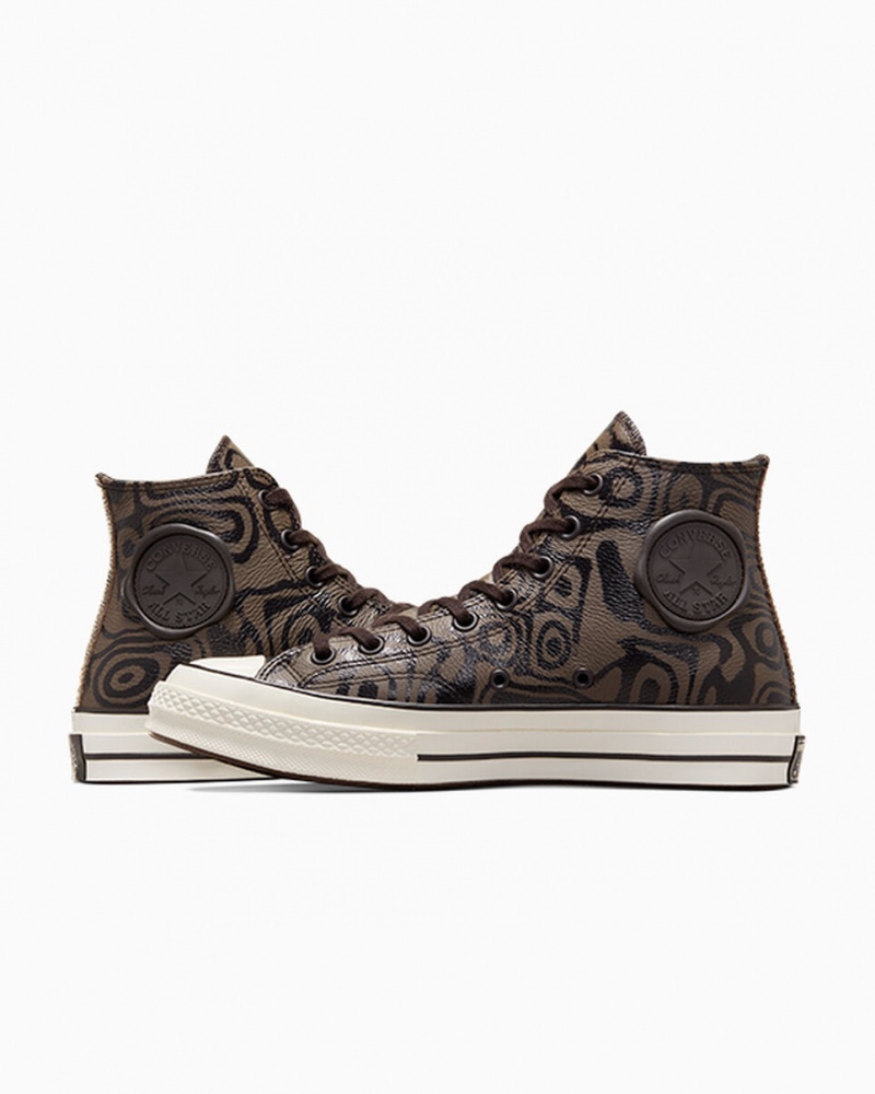 Converse Converse x Wonka Chuck 70 Chocolate Swirl Bruna | 051NHDUFO