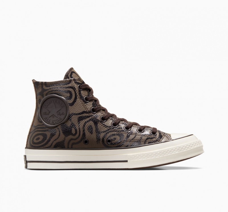 Converse Converse x Wonka Chuck 70 Chocolate Swirl Bruna | 051NHDUFO