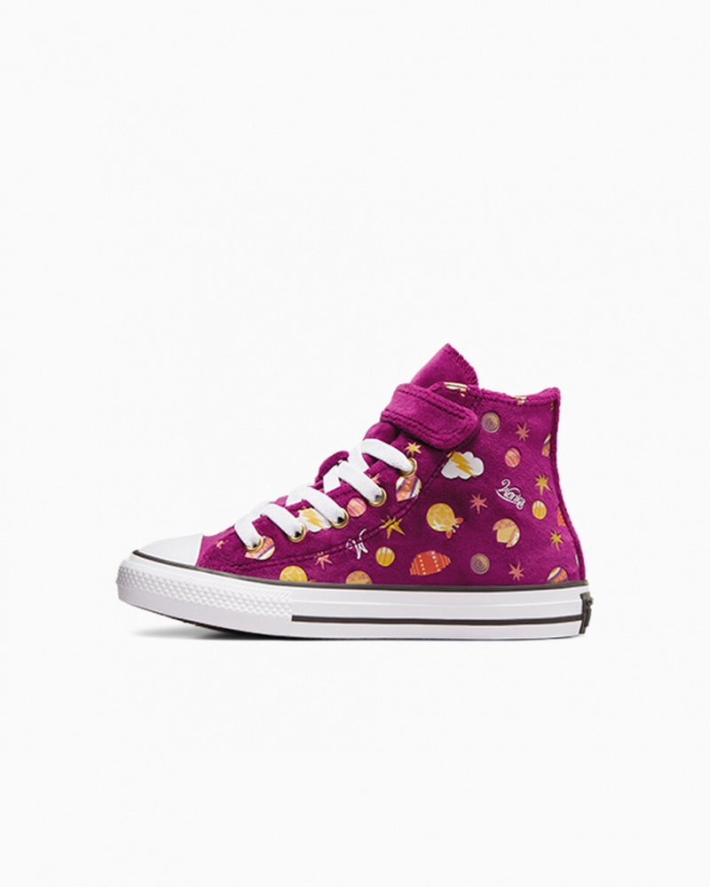 Converse Converse x Wonka Chuck Taylor All Star Easy On Lila Guld Vita | 264DZUSOM