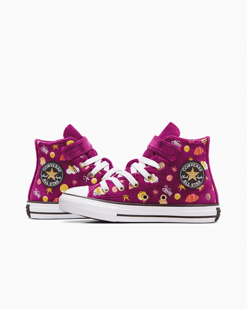 Converse Converse x Wonka Chuck Taylor All Star Easy On Lila Guld Vita | 264DZUSOM