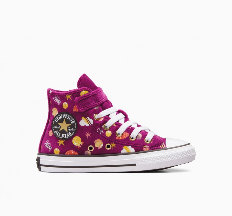 Converse Converse x Wonka Chuck Taylor All Star Easy On Lila Guld Vita | 264DZUSOM