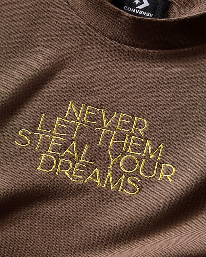 Converse Converse x Wonka French Terry Crew Engine Smoke Wavy Line | 534WXVDFE