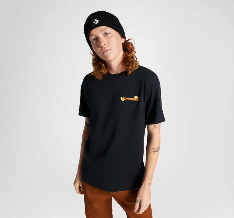 Converse How-To Lemonade T-Shirt Svarta | 532KRCTFZ