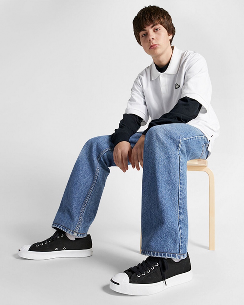Converse Jack Purcell Svarta Vita Svarta | 861XHISUT
