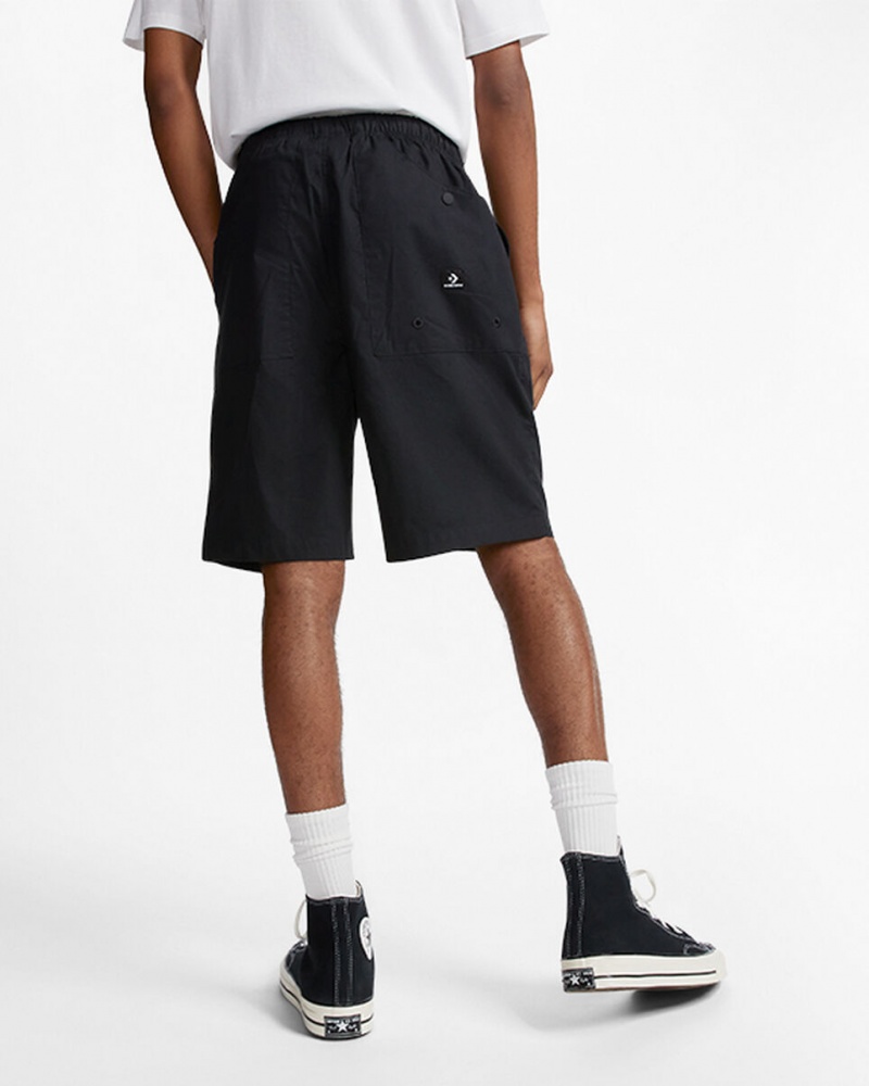 Converse Lätta Cargo Korta Svarta | 137FBQWJZ