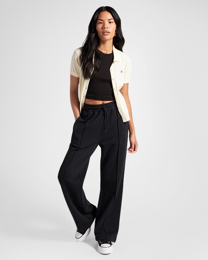 Converse Mode Knit Pant Svarta | 360YMELUT