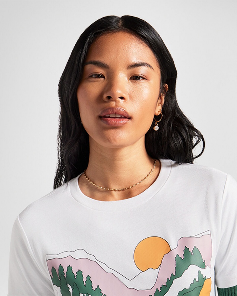 Converse Outdoor Art T-Shirt Vita | 815LHFCDO