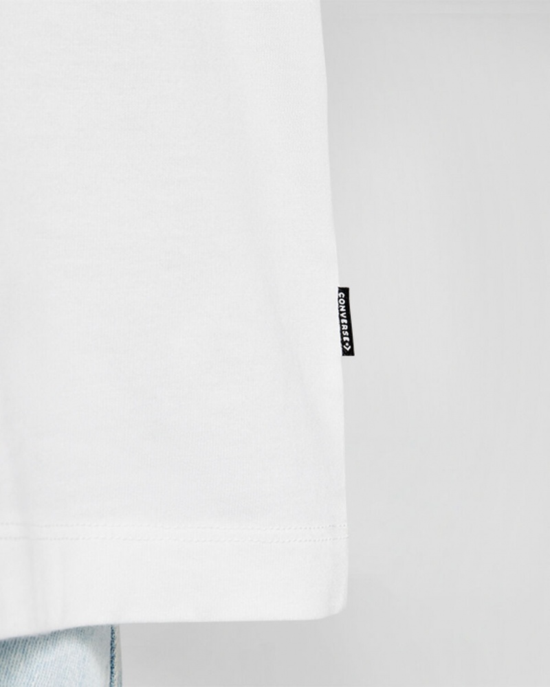 Converse Oversized Wordmark T-Shirt Vita | 038CLNGVT