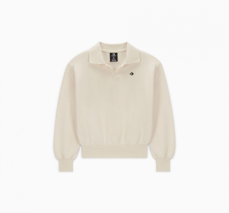 Converse Polo Crew Natural Ivory | 962SLXKRH