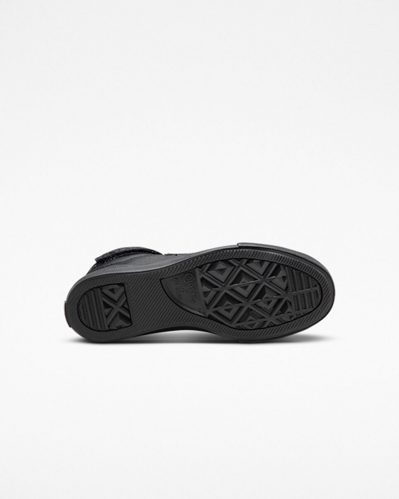 Converse Pro Blaze Rem Läder Svarta Svarta Svarta | 416THNRGW