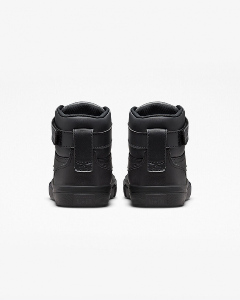Converse Pro Blaze Rem Läder Svarta Svarta Svarta | 416THNRGW