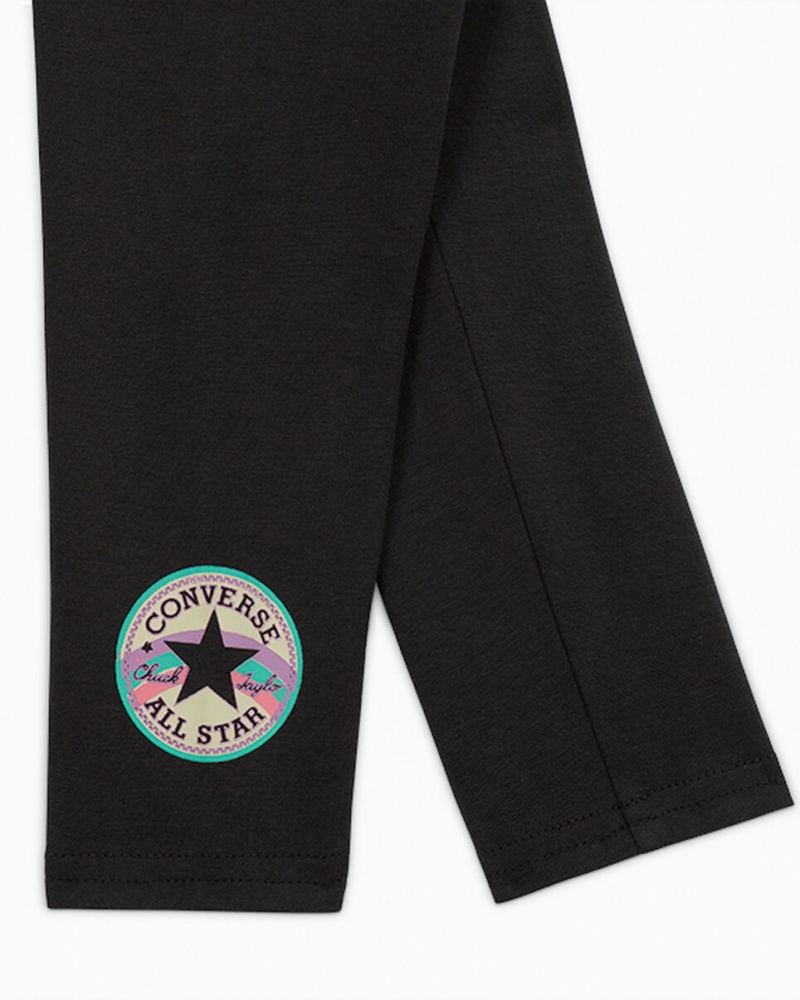 Converse Rainbow Hoodie & Leggings Set Svarta | 125TSJBWF