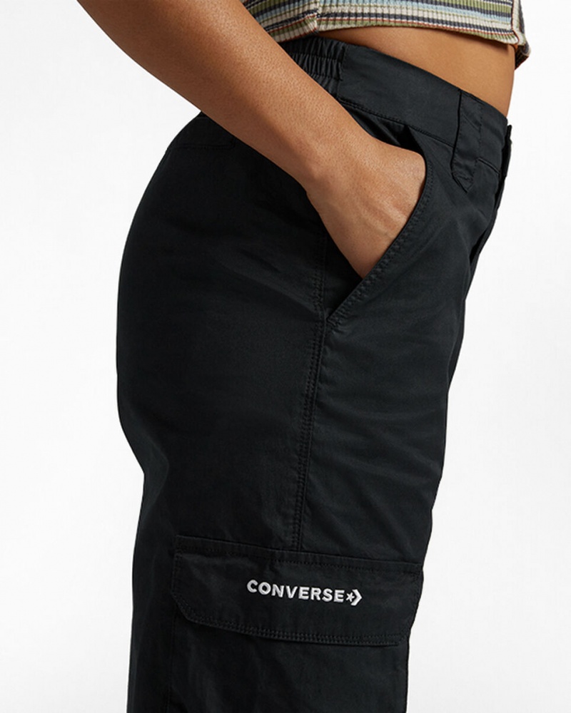Converse Relaxed Cargo Pant Svarta | 502FUCRBD