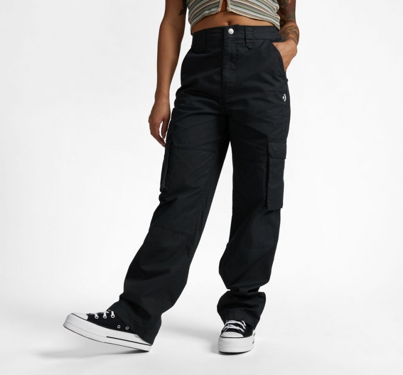 Converse Relaxed Cargo Pant Svarta | 502FUCRBD