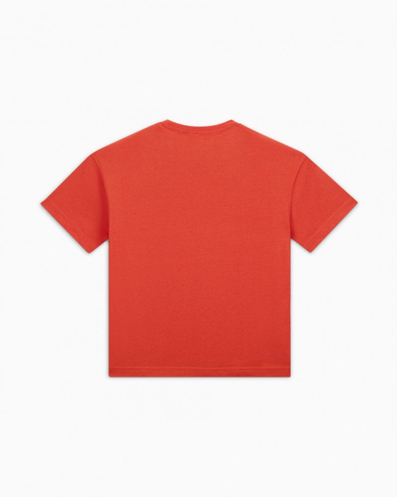 Converse Relaxed Chest Pocket T-Shirt Nomadic Rust | 107VOLSUG