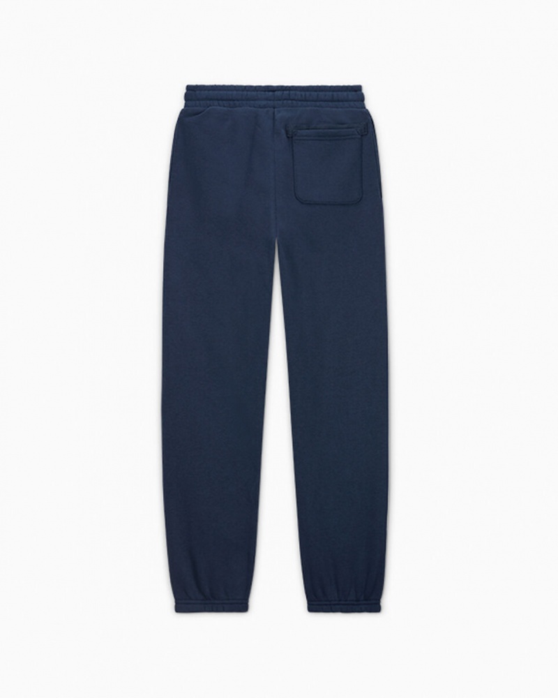 Converse Relaxed Fleece Joggers Marinblå | 803SUHIPD