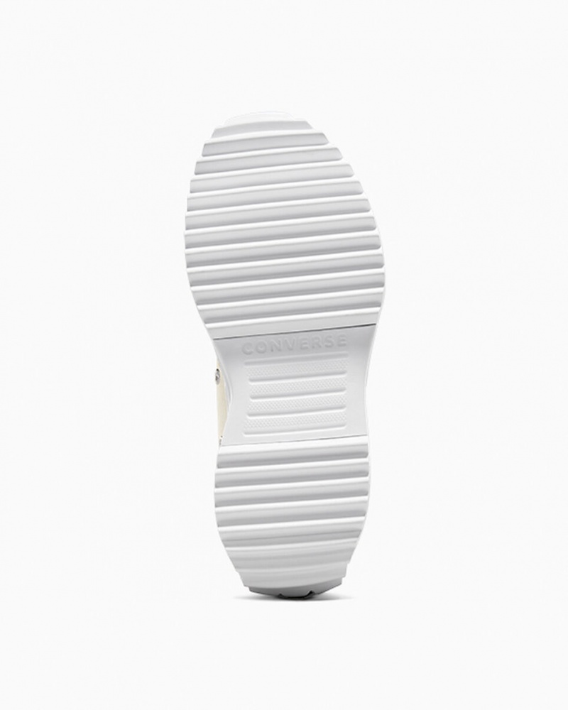 Converse Run Star Hike Platform Crafted Röda Vita | 675YXGWZU