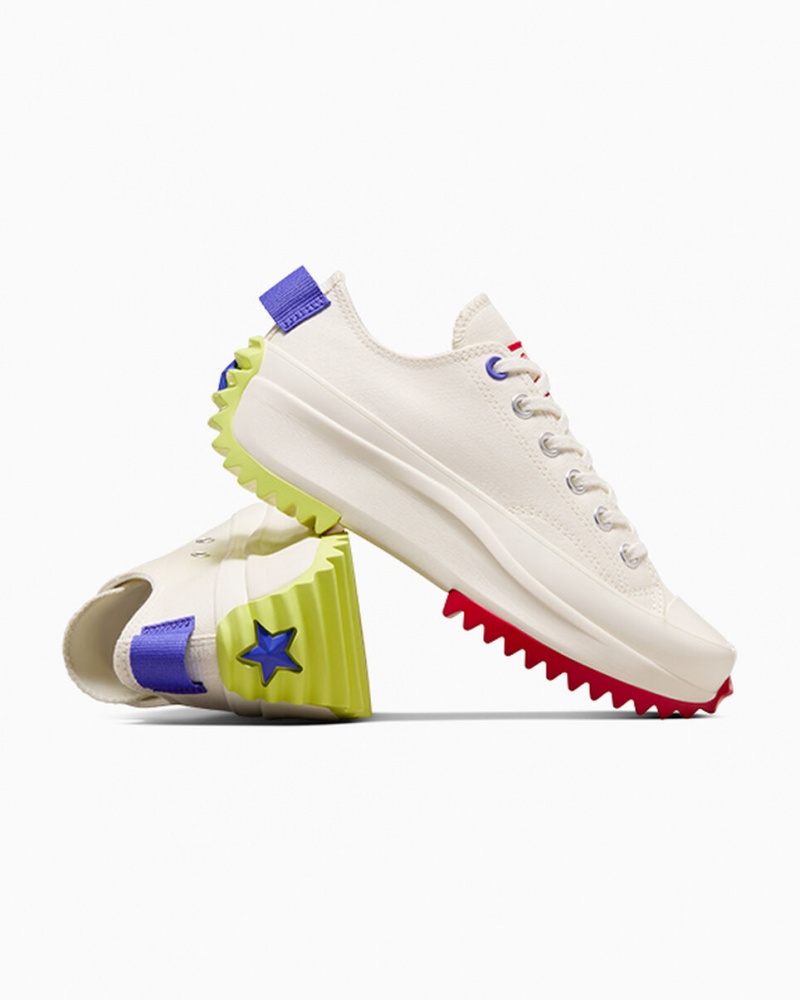 Converse Run Star Hike Platform Heel Loop Blå Röda | 124KRIZYW