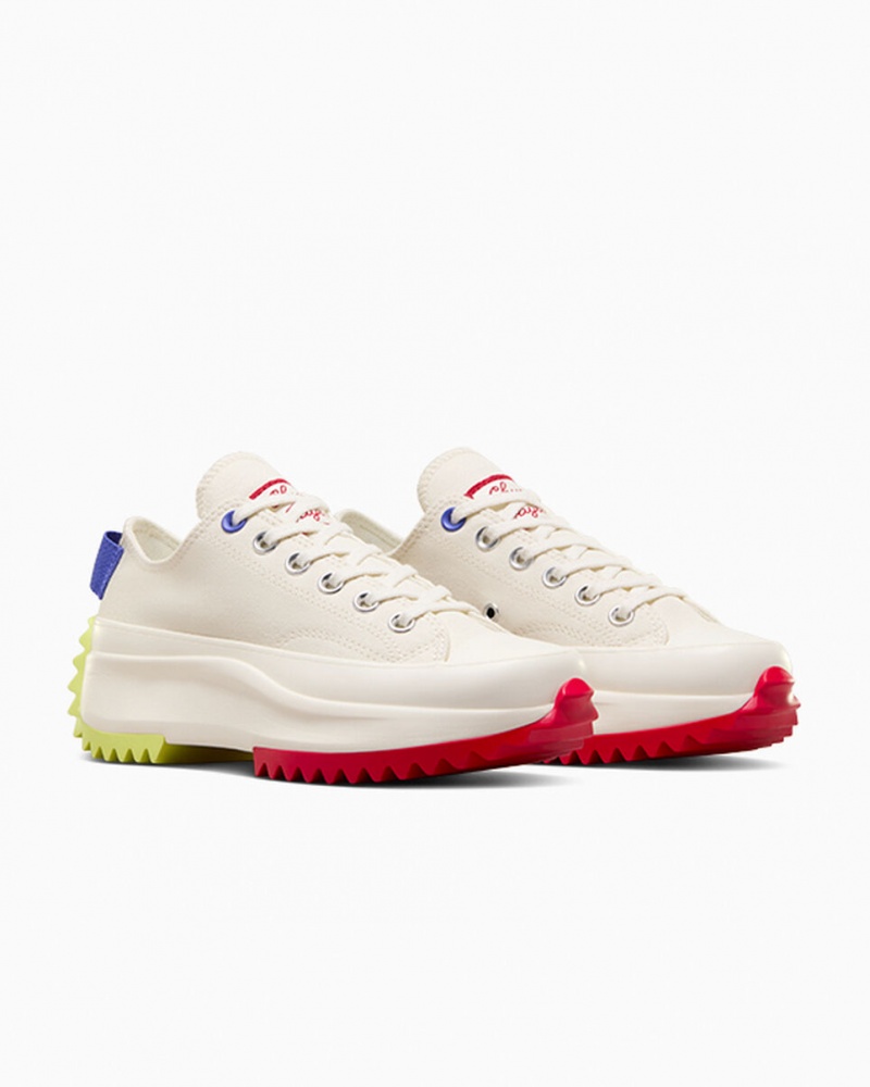 Converse Run Star Hike Platform Heel Loop Blå Röda | 520NTHBVJ