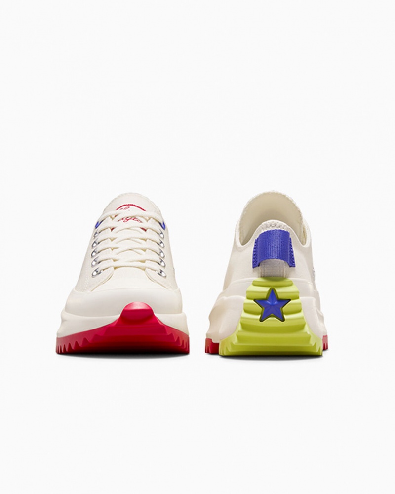 Converse Run Star Hike Platform Heel Loop Blå Röda | 520NTHBVJ