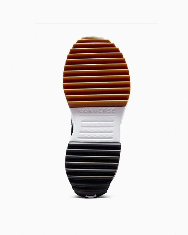 Converse Run Star Hike Platform Svarta Vita | 907WCQIAJ