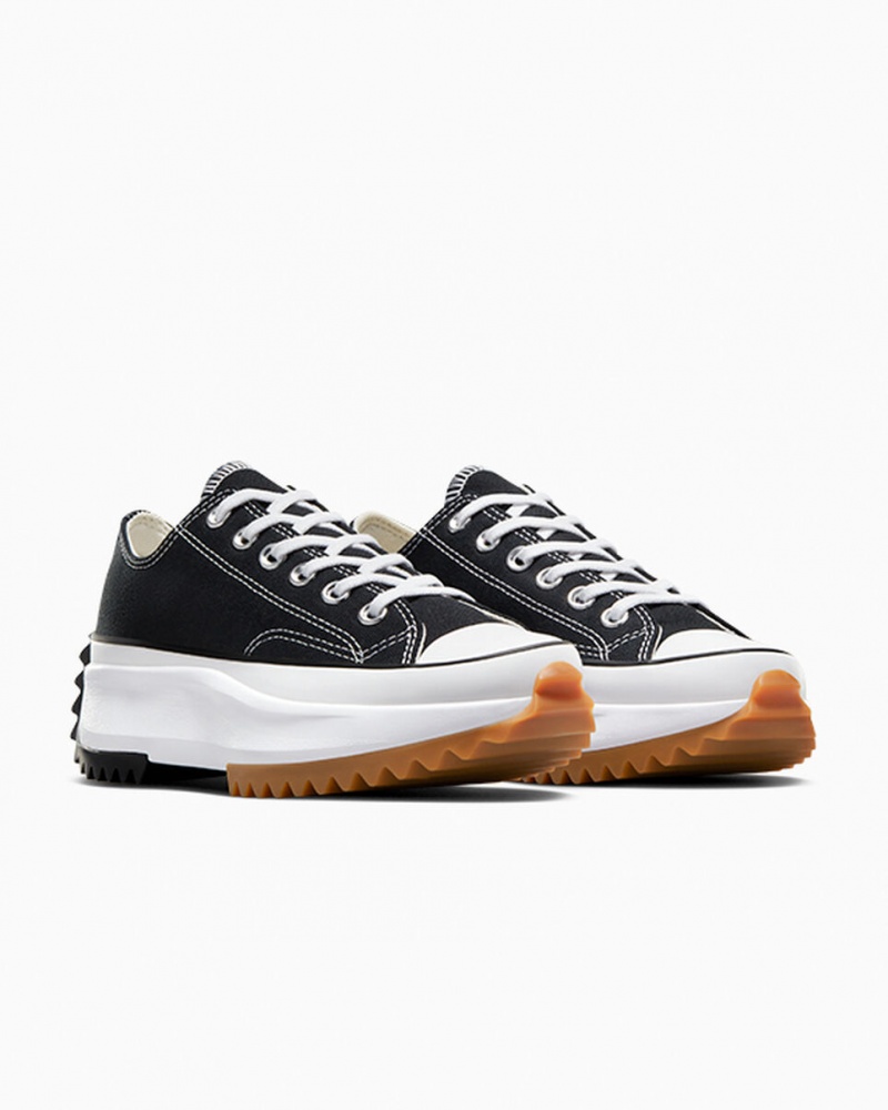 Converse Run Star Hike Platform Svarta Vita | 904EVZBDL