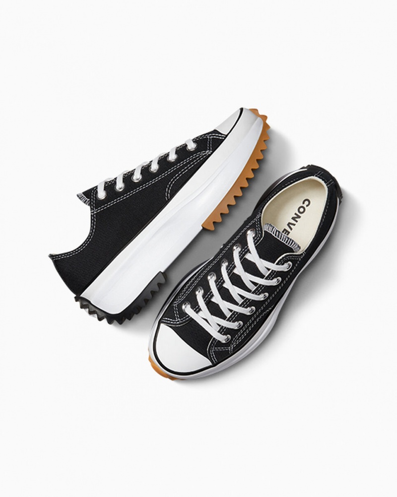 Converse Run Star Hike Platform Svarta Vita | 904EVZBDL