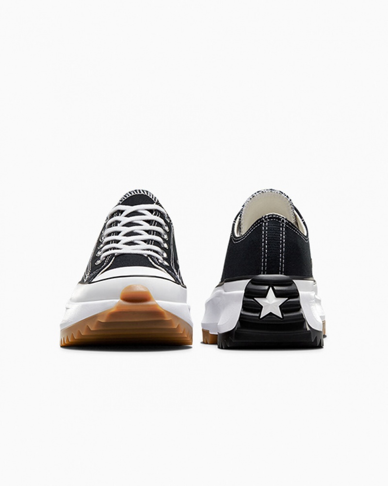 Converse Run Star Hike Platform Svarta Vita | 904EVZBDL