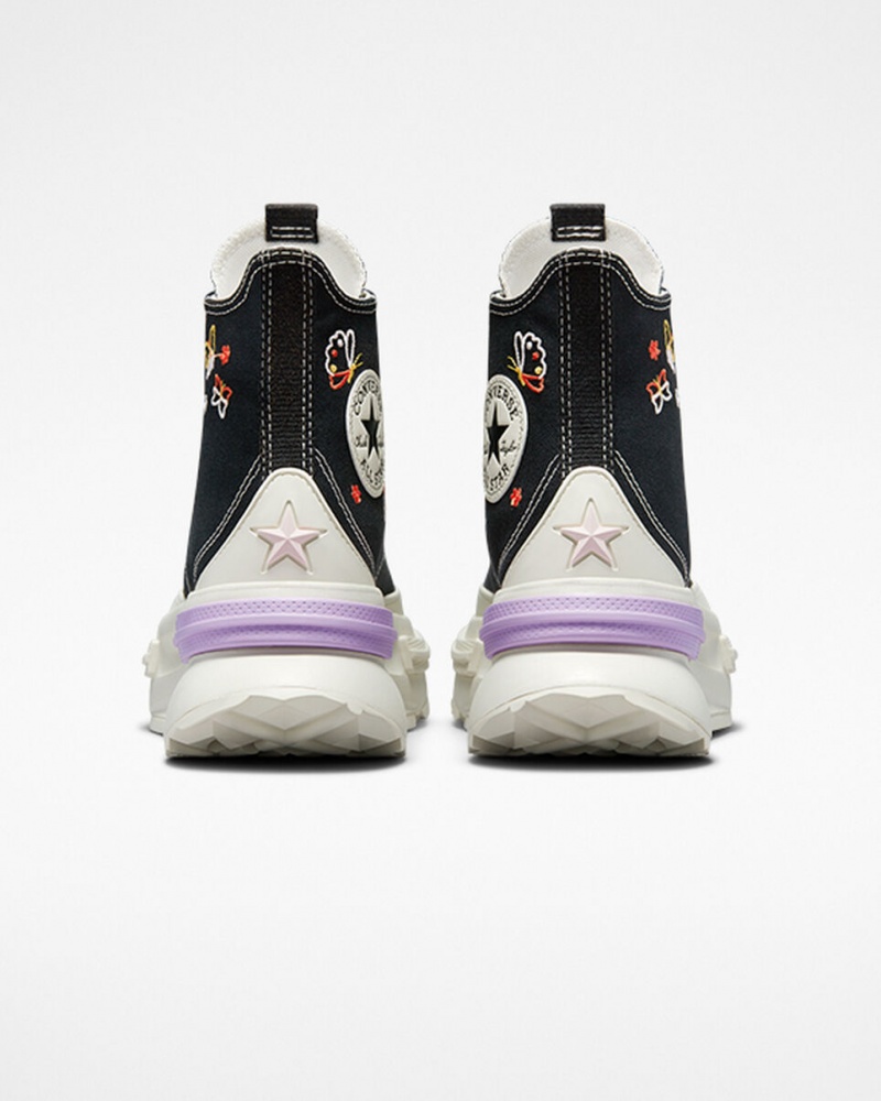 Converse Run Star Legacy CX Platform Butterfly Wings Svarta | 960VZDOAT